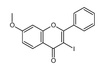 cas no 153446-72-1 is 3-iodo-7-methoxy-2-phenylchromen-4-one