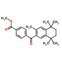 cas no 153559-45-6 is Methyl 4-[(5,6,7,8-tetrahydro-3,5,5,8,8-pentamethyl-2-naphthalenyl)carbonyl]benzoate