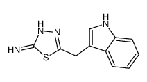 cas no 153595-93-8 is 5-(1H-indol-3-ylmethyl)-1,3,4-thiadiazol-2-amine
