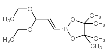 cas no 153737-25-8 is 2-(3,3-diethoxyprop-1-enyl)-4,4,5,5-tetramethyl-1,3,2-dioxaborolane