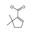 cas no 154222-76-1 is 1-Cyclopentene-1-carbonyl chloride, 5,5-dimethyl- (9CI)