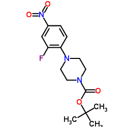 cas no 154590-34-8 is tert-Butyl 4-(2-fluoro-4-nitrophenyl)piperazine-1-carboxylate