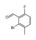 cas no 154650-16-5 is 2-Bromo-6-fluoro-3-methylbenzaldehyde