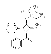 cas no 155371-59-8 is (3R,4S)-1-benzoyl-4-phenyl-3-tri(propan-2-yl)silyloxyazetidin-2-one