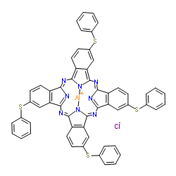 cas no 155613-95-9 is ALUMINUM 2,9,16,23-TETRAKIS(PHENYLTHIO)-29 H ,31 H-PHTHALOCYANINE CHLORIDE