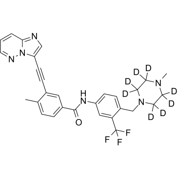 cas no 1562993-37-6 is Ponatinib-d8