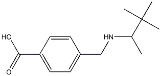 cas no 1569537-18-3 is 4-(((3,3-dimethylbutan-2-yl)amino)methyl)benzoic acid