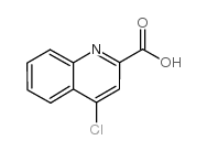 cas no 15733-82-1 is 2-Quinolinecarboxylicacid, 4-chloro-