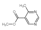 cas no 157335-94-9 is 4-Methyl-5-pyrimidinecarboxylic acid methyl ester