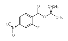 cas no 157665-46-8 is tert-butyl 2-fluoro-4-nitrobenzoate