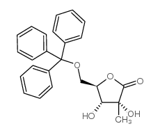 cas no 157666-05-2 is 5-O-(Triphenylmethyl)-2-C-methyl-D-ribonic-γ-lactone