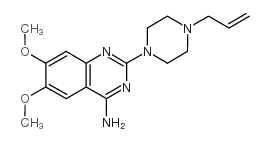 cas no 15793-38-1 is 6,7-dimethoxy-2-(4-prop-2-enylpiperazin-1-yl)quinazolin-4-amine