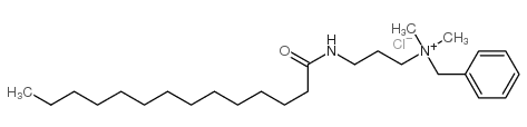 cas no 15809-19-5 is benzyl-dimethyl-[3-(tetradecanoylamino)propyl]azanium,chloride