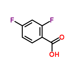 cas no 1583-58-0 is 2,4-Difluorobenzoic acid