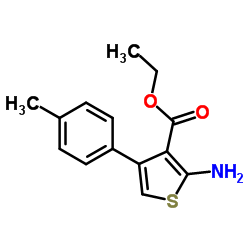 cas no 15854-08-7 is ethyl 2-amino-4-(4-methylphenyl)thiophene-3-carboxylate