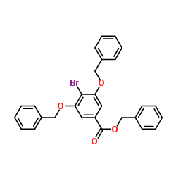 cas no 158585-09-2 is Benzyl 3,5-bis(benzyloxy)-4-bromobenzoate