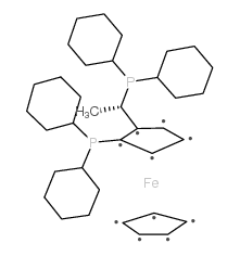 cas no 158923-07-0 is (s,s)-1-dicyclohexylphosphino-2-[1-(dicyclohexylphosphino)ethyl]ferrocene