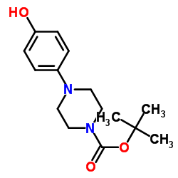 cas no 158985-25-2 is tert-butyl 4-(4-hydroxyphenyl)piperazine-1-carboxylate