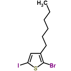 cas no 160096-76-4 is 2-Bromo-3-hexyl-5-iodothiophene