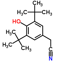 cas no 1611-07-0 is (3,5-Ditert-butyl-4-hydroxyphenyl)acetonitrile