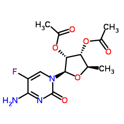 cas no 161599-46-8 is 2',3'-Di-O-acetyl-5'-deoxy-5-fluoro-D-cytidine