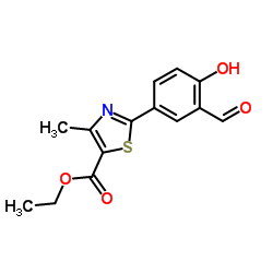 cas no 161798-01-2 is ethyl 2-(3-formyl-4-hydroxyphenyl)-4-methyl thiazole-5-carboxylate
