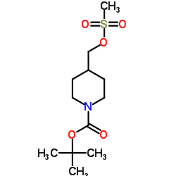 cas no 161975-39-9 is tert-Butyl 4-(((methylsulfonyl)oxy)methyl)piperidine-1-carboxylate