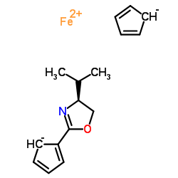 cas no 162157-03-1 is (S)-(4-Isopropyloxazolin-2-yl)ferrocene