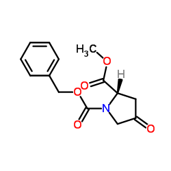 cas no 16217-15-5 is Methyl (S)-1-Cbz-4-oxo-2-pyrrolidinecarboxylate