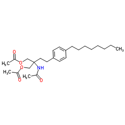 cas no 162358-09-0 is N-[1,1-Bis[(acetyloxy)methyl]-3-(4-octylphenyl)propyl]acetamide