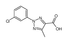 cas no 1627-90-3 is 2-(3-CHLOROPHENYL)-5-METHYL-2H-1,2,3-TRIAZOLE-4-CARBOXYLIC ACID