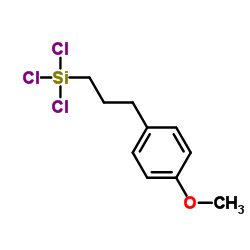cas no 163155-57-5 is Trichloro[3-(4-methoxyphenyl)propyl]silane