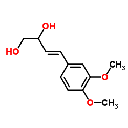 cas no 164661-12-5 is (3E)-4-(3,4-Dimethoxyphenyl)-3-butene-1,2-diol