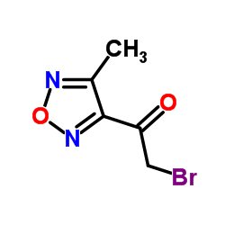 cas no 165066-97-7 is Ethanone,2-bromo-1-(4-methyl-1,2,5-oxadiazol-3-yl)- (9CI)