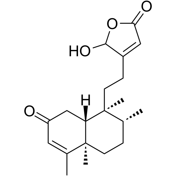cas no 165459-53-0 is 16-Hydroxy-2-oxocleroda-3,13-dien-15,16-olide