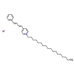 cas no 165678-32-0 is 1-OCTADECYL-4-(4-PHENYL-1,3-BUTADIENYL)PYRIDINIUM BROMIDE