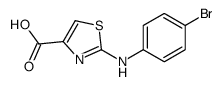 cas no 165682-80-4 is 2-(4-BROMO-PHENYLAMINO)THIAZOLE-4-CARBOXYLICACID