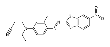 cas no 16586-42-8 is 3-[ethyl[3-methyl-4-[(6-nitrobenzothiazol-2-yl)azo]phenyl]amino]propiononitrile