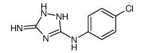 cas no 16691-46-6 is 3-N-(4-chlorophenyl)-1H-1,2,4-triazole-3,5-diamine