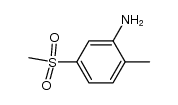 cas no 1671-48-3 is 2-methyl-5-(methylsulfonyl)aniline