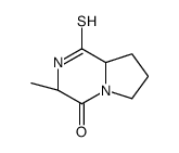cas no 167391-76-6 is Pyrrolo[1,2-a]pyrazin-4(1H)-one, hexahydro-3-methyl-1-thioxo-, (3S-trans)- (9CI)