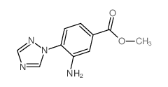 cas no 167626-50-8 is Benzoic acid, 3-amino-4-(1H-1,2,4-triazol-1-yl)-, methyl ester