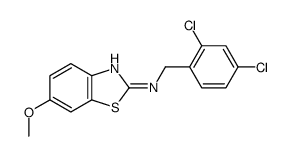 cas no 16763-13-6 is N-(2,4-DICHLOROBENZYL)-6-METHOXY-1,3-BENZOTHIAZOL-2-AMINE