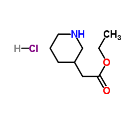 cas no 16780-05-5 is Ethyl 3-piperidinylacetate hydrochloride (1:1)