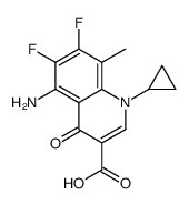 cas no 167888-38-2 is 5-AMINO-1-CYCLOPROPYL-6,7-DIFLUORO-1,4-DIHYDRO-8-METHYL-4-OXO-3-QUINOLINECARBOCYLIC ACID