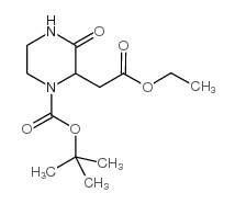 cas no 168160-77-8 is 2-ETHOXYCARBONYLMETHYL-3-OXO-PIPERAZINE-1-CARBOXYLIC ACID TERT-BUTYL ESTER