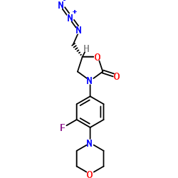 cas no 168828-84-0 is (R)-5-(Azidomethyl)-3-[3-fluoro-4-(4-morpholinyl)phenyl]-2-oxazolidinone