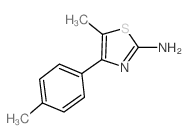 cas no 16942-66-8 is 5-Methyl-4-(4-methylphenyl)-1,3-thiazol-2-amine