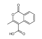 cas no 16984-81-9 is 3-Methyl-1-oxo-1H-isochromene-4-carboxylic acid