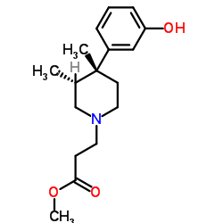 cas no 170098-39-2 is methyl (3R,4R)-4-(3-hydroxyphenyl)-3,4-dimethyl-1-piperidinepropanoate